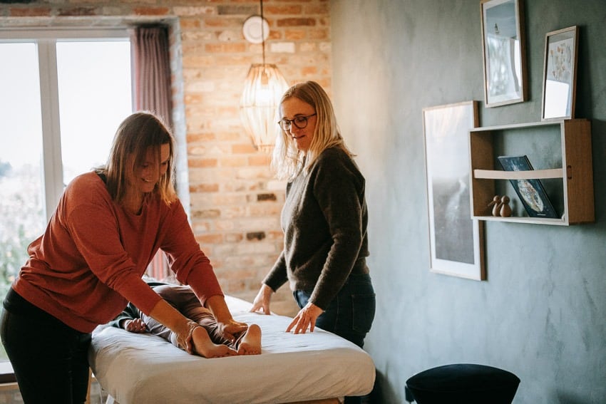 de 3 primære sanser testes og behandles